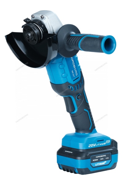 УШМ аккумуляторная, диам. диска 125 мм, 20В, с акк. и зар. уст-вом