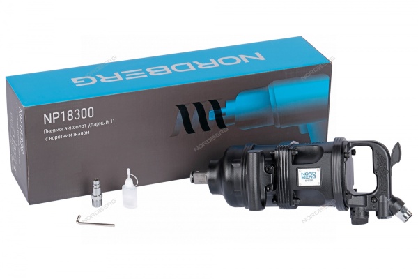 Пневмогайковерт ударный 1", с коротким валом 3600 Нм