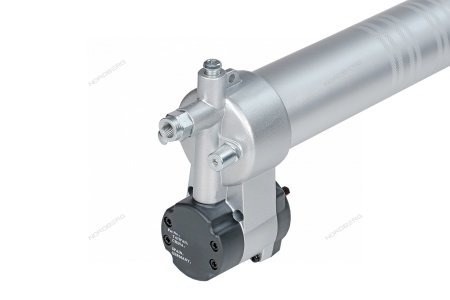 Шприц-насадка на шуруповерт, плунжерный для густой смазки, 400 мл