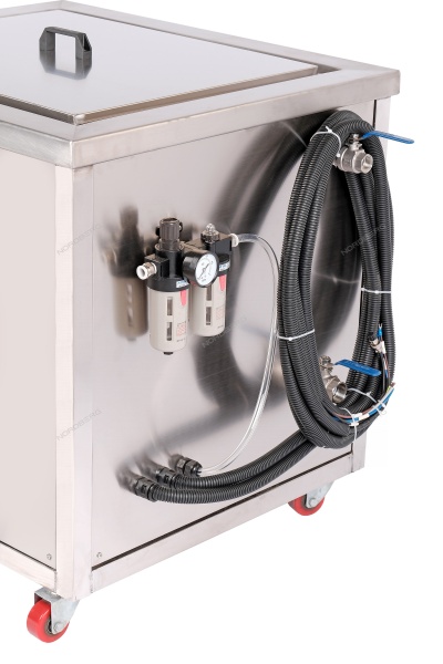 Ультразвуковая ванна с подогревом, 135 л, с опцией насыщения раствора пузырьками воздуха