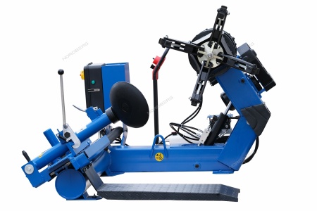 Станок шиномонтажный 380V для грузовых машин, зажимы 14-26", синий