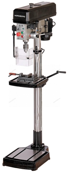 Станок сверлильный профессиональный (750 Вт, 25 мм, 5 скоростей, нарезание резьбы, тиски)