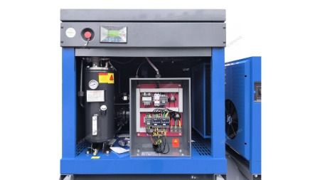 Компрессор винтовой, 11 кВт, 10 бар, 1550 л/мин, ресивер 410 л, осушитель