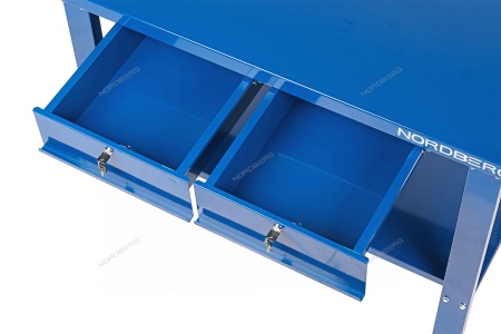 Верстак слесарный, 2 подвесных ящика