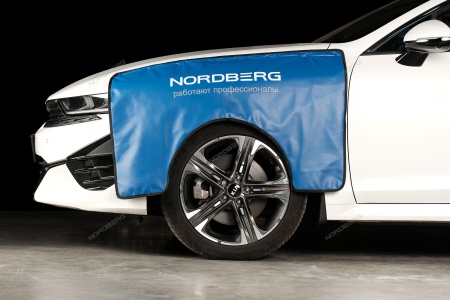 Накидка на крыло 110х65 с вырезом с магнитом и подкладкой