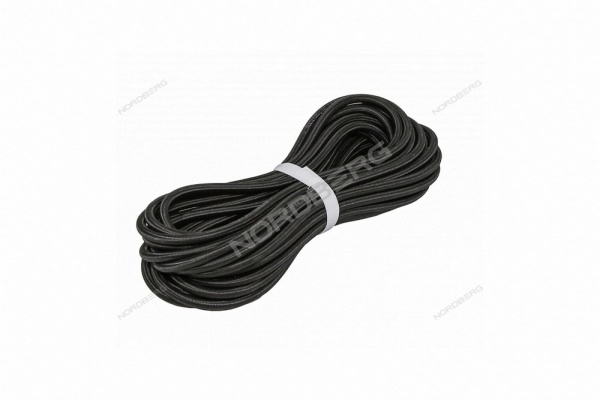 Шланг топливный резиновый в оплетке 3х7 мм, 1 пог. м (бухты по 10м и 15м)