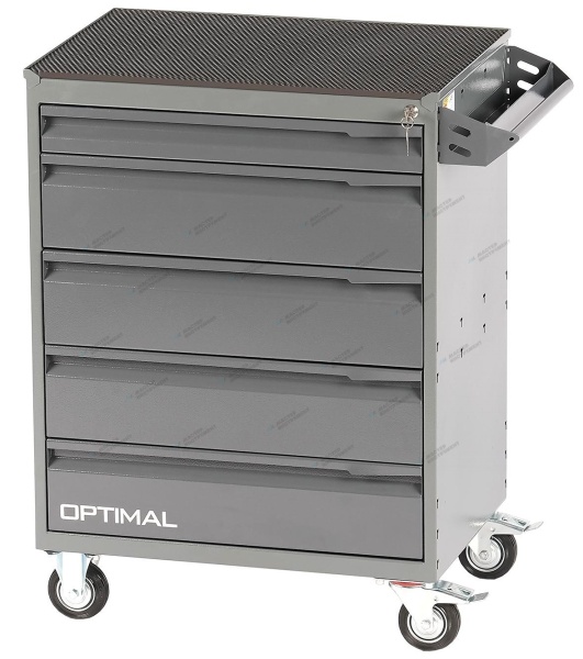 Тележка инструментальная, 5 выдвижных ящиков /OPTIMAL-NT115/