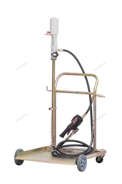 Установка для раздачи масла из бочек 200л, с тележкой