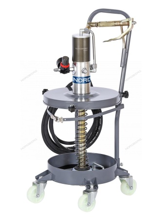 Установка пневматическая для раздачи густой смазки из ведер, 20-25 л
