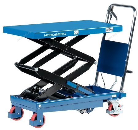 Стол подъемный гидравлический, 350 кг, двойные ножницы