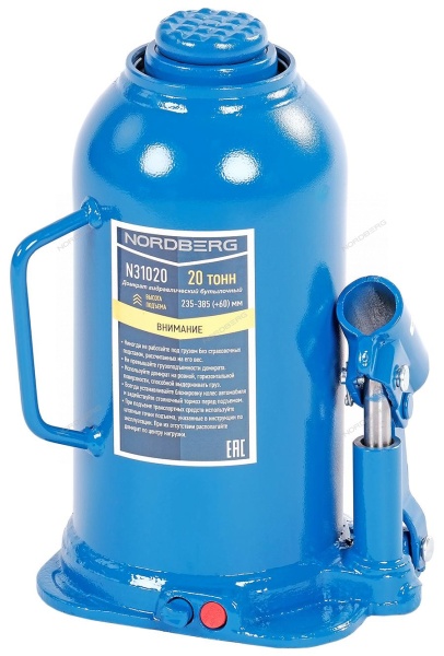 Домкрат бутылочный, 20 т