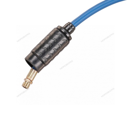 Шланг воздушный на стальной катушке, гибридный ПВХ диам. 08х12 мм, 20 м