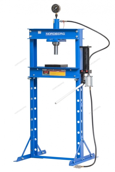 Пресс гидравлический, 20 т, ручной и пневмопривод