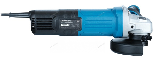 Угловая шлифмашина с регулировкой оборотов, 125 мм, 1050 Вт