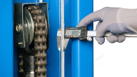 Подъемник двухстоечный 4 т, 220 В, синий