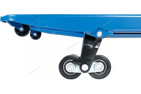 Тележка складская гидравлическая короткая 2,5 т, с ПУ колесами