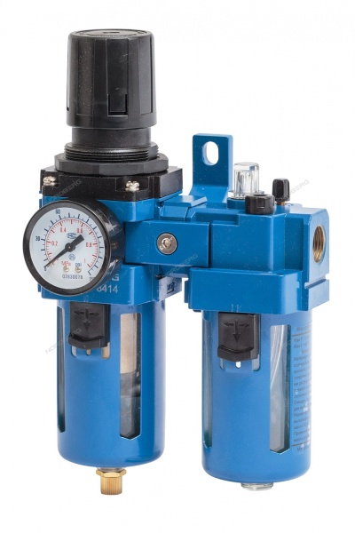 Фильтр воздушный с редуктором и лубрикатором, 1/2", 3000 л/мин