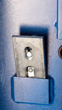 Подъемник двухстоечный 4 т, с электростопорами, 220 В, синий