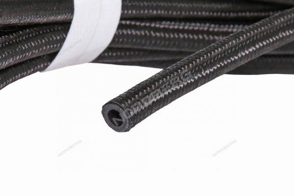 Шланг топливный резиновый в оплетке 8 мм, 1 пог. м (бухты по 10м и 15м)