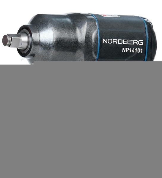 Пневмогайковерт ударный 1/2", 1300 Нм, с глубокими головками в кейсе