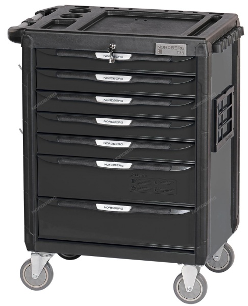 Тележка инструментальная профессиональная (серая)