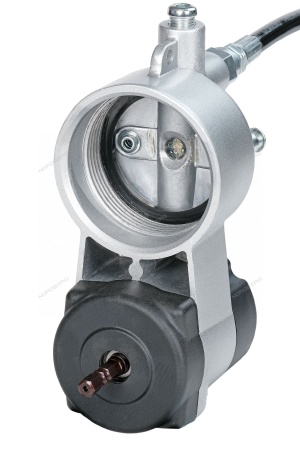 Шприц-насадка на шуруповерт, плунжерный для густой смазки, 400 мл