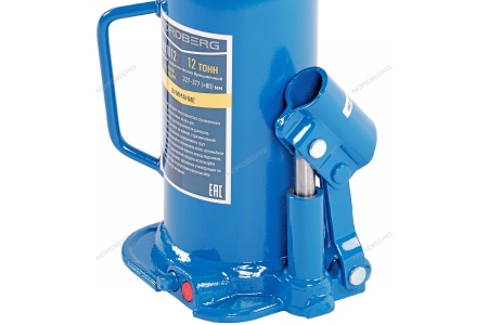 Домкрат бутылочный, 12 т