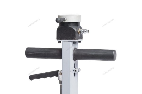 Домкрат пневмогидравлический подкатной двухштоковый, 20/40 т