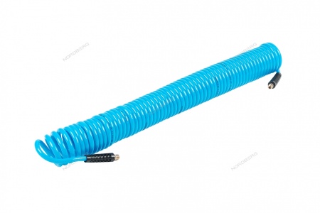 Шланг воздушный спиральный ПУ диам. 8х12 мм, 11 м