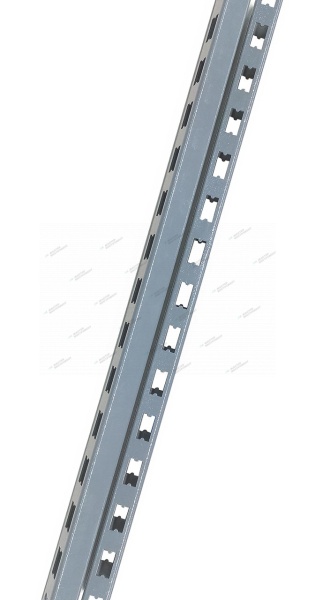 Стойка перфорированная 700 мм серая 7012 /OPTIMAL-NWS5/ (1 шт.)