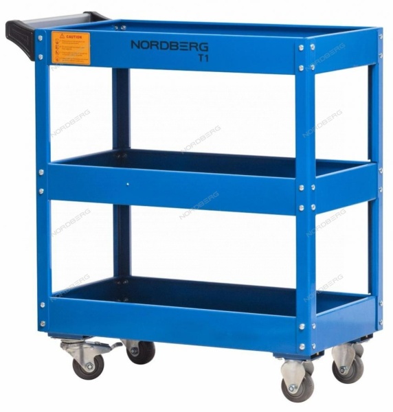 Тележка инструментальная профессиональная (синяя)