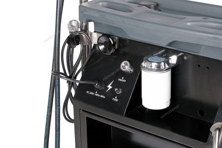 Установка для промывки и замены масла в АКПП, синяя