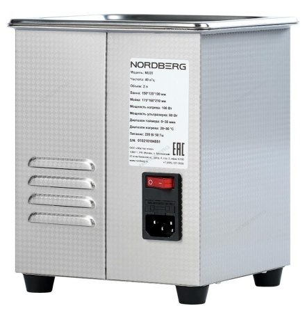 Ультразвуковая ванна с подогревом, 2 л