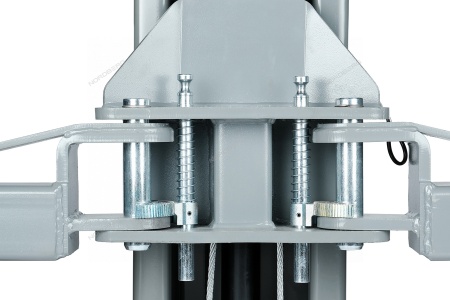 Подъемник 380V 2х стоечный 5т с верхней синхронизацией (синий)