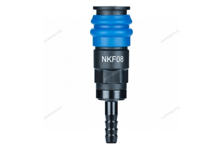 Разъем композитный "мама" быстросъемный - елочка диам. 8 мм