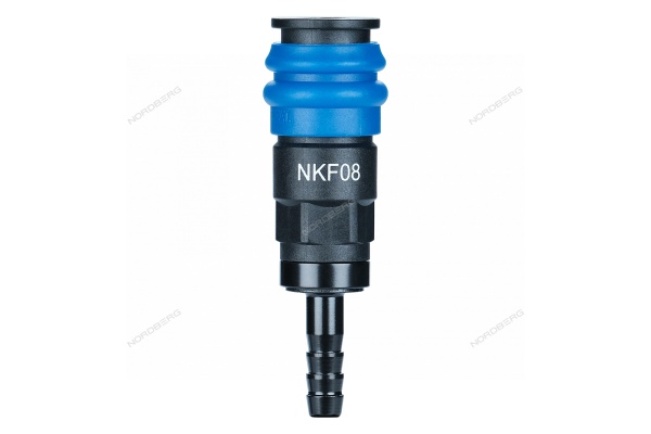 Разъем композитный "мама" быстросъемный - елочка диам. 8 мм