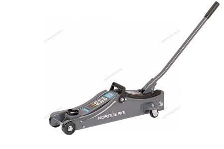 Домкрат подкатной для автолюбителя в кейсе, 2 т