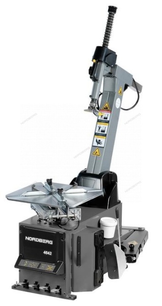 Станок шиномонтажный 380V автомат, 2х скоростн, зажимы 14-27", серый