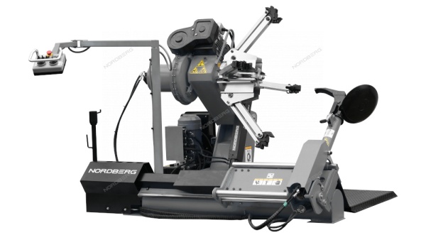 Станок шиномонтажный для грузовых автомобилей 14"-42", с пультом на штанге, 380V, серый