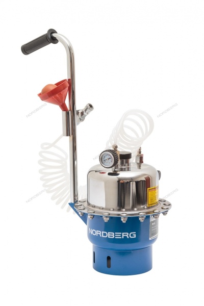 Установка пневматическая для прокачки тормозной системы, 6 л