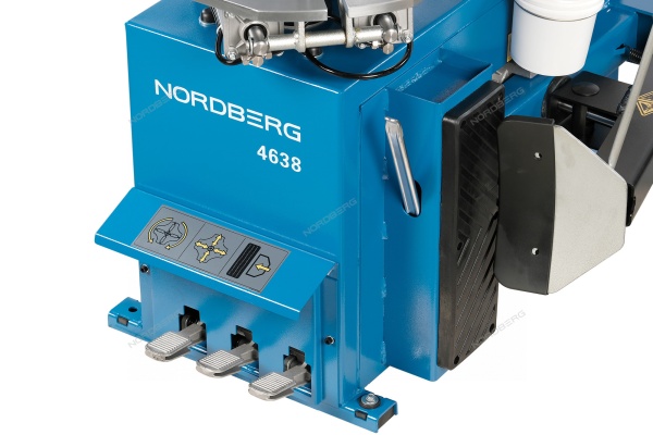 Станок шиномонтажный 220V п/автомат, односкоростн, зажимы 12-23"