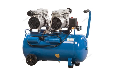 Компрессор безмасляный 220 В, ресивер 50 л, 210 л/мин