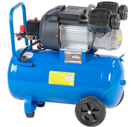 Компрессор поршневой V-образный 220 В, ресивер 50 л, 360 л/мин