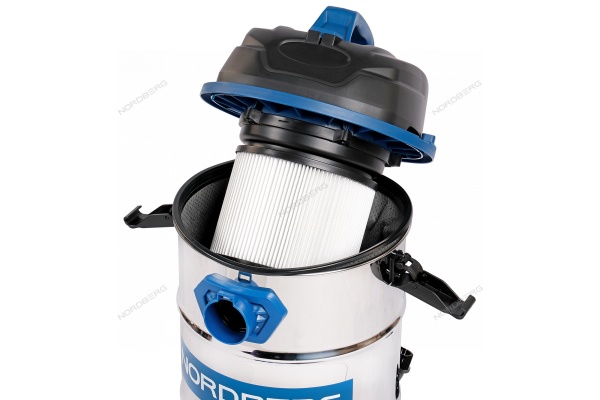 Пылесос однотурбинный 30 л 1380 Вт