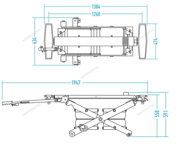 Подъемник мобильный мини