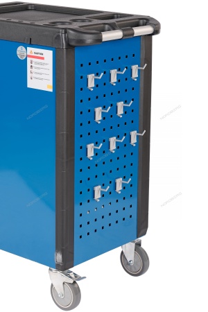 Тележка инструментальная, 7 выдвижных ящиков, синяя