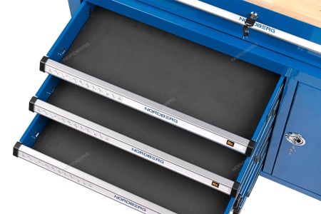 Тележка инструментальная, 7 выдвижных ящиков
