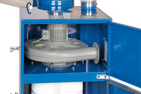 Камера пескоструйная с напорной системой подачи абразива и циклонной фильтрацией