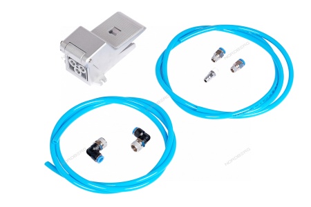 Пневматический станок для заклепки тормозных колодок, цилиндр 160, с тумбой