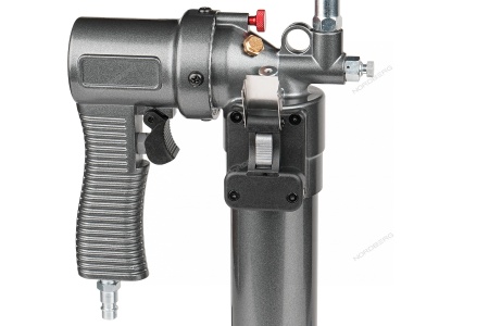 Шприц плунжерный пневматический для густой смазки, с брс тубы, 400 мл